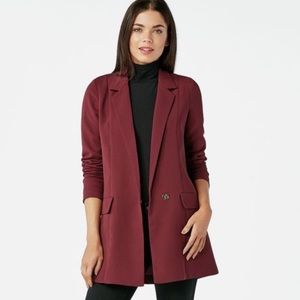 JustFab longline blazer